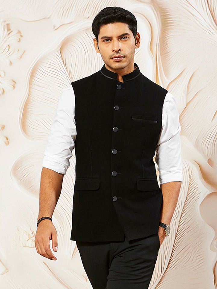 Men's Black - Nehru Jacket