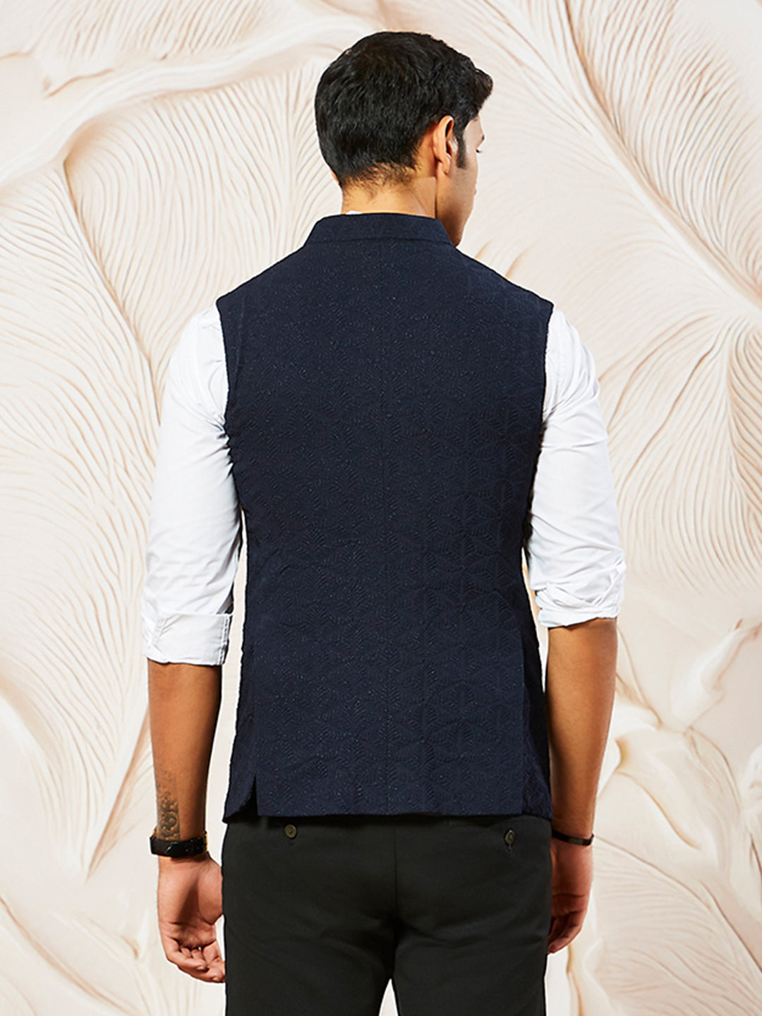 Men's Navy Blue - Nehru Jacket