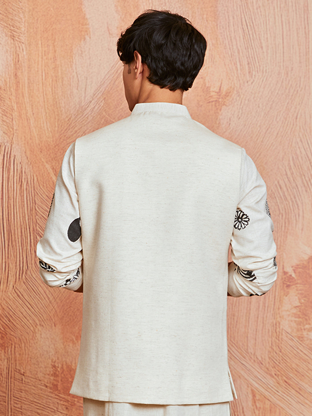 Men's Cream Cotton Jacket