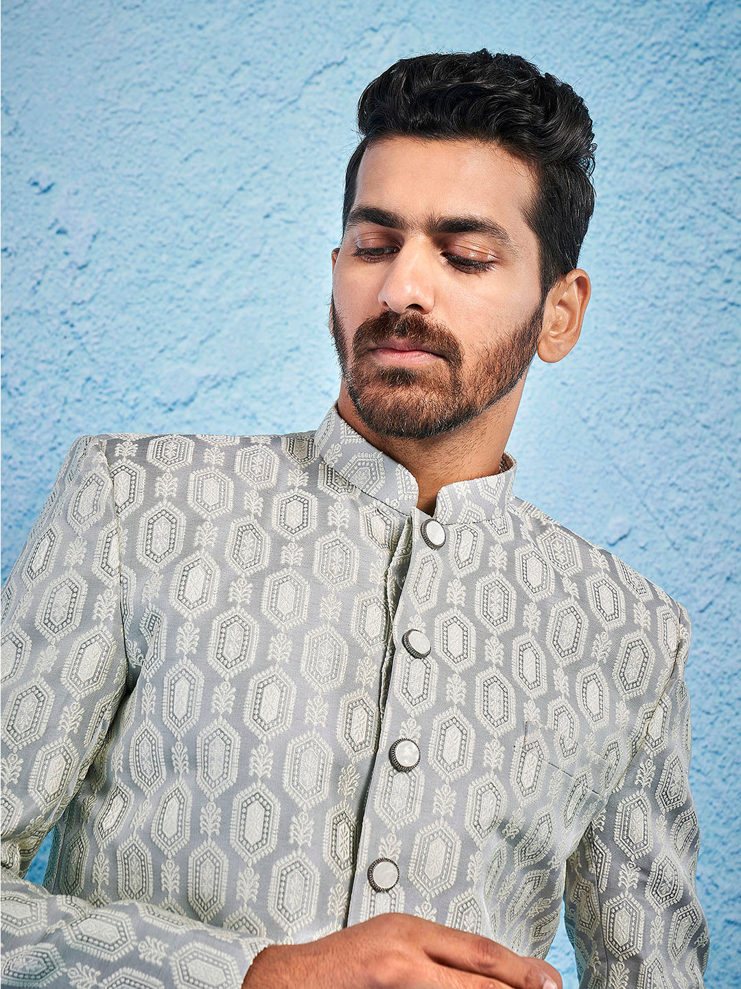 Men's Grey - Jodhpuri