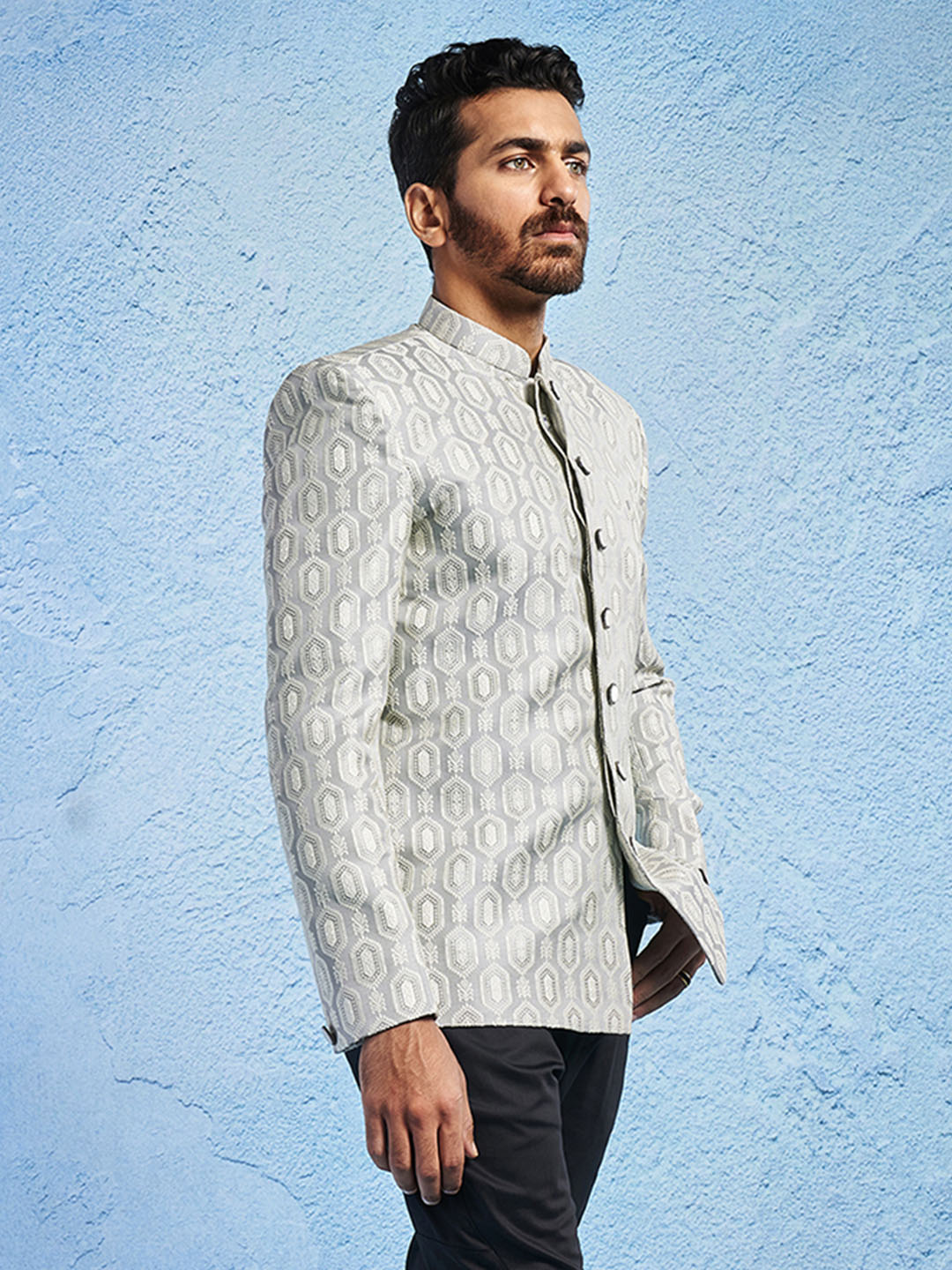 Men's Grey - Jodhpuri