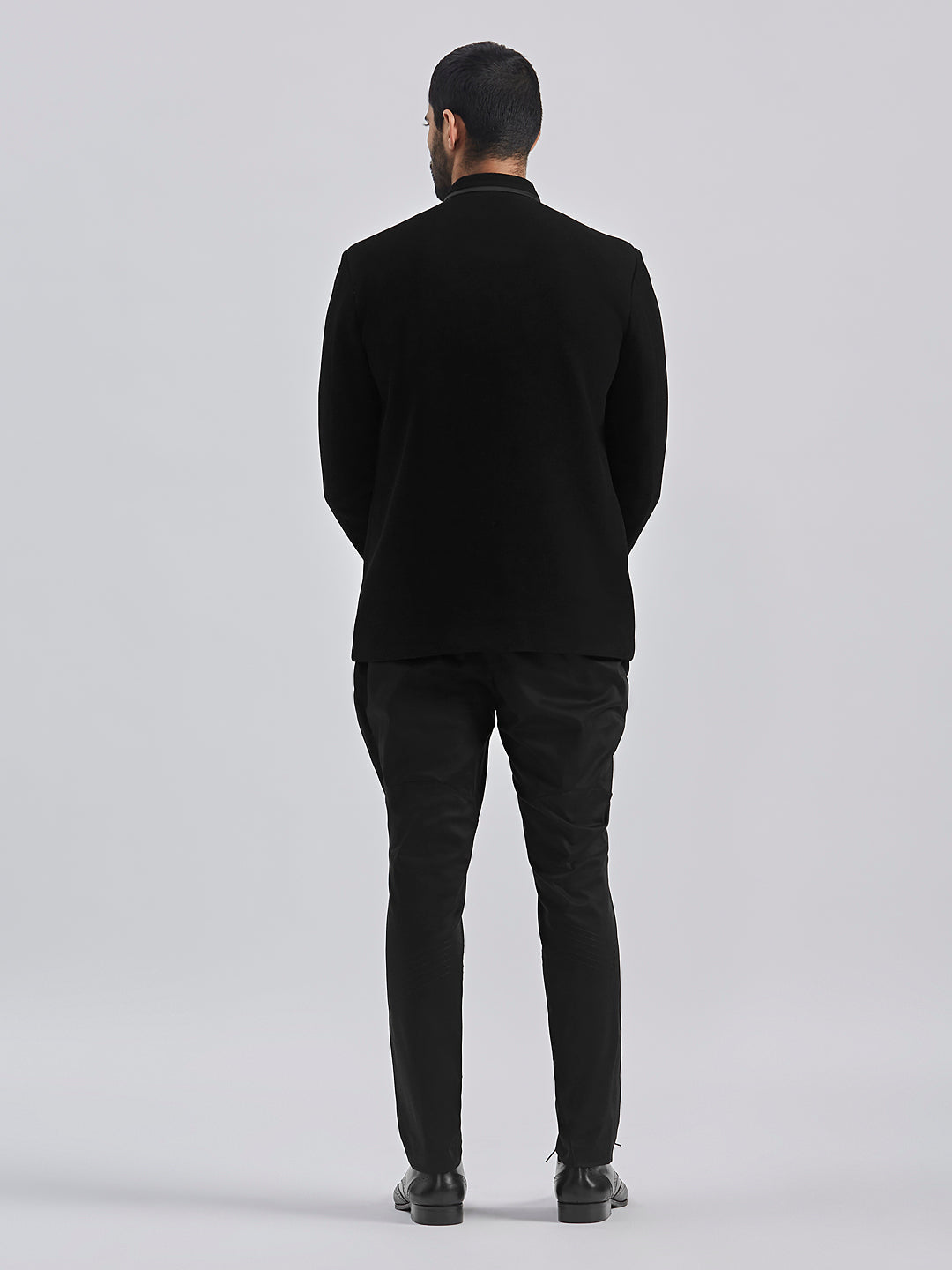 Men's Black - Jodhpuri Pyjama Set