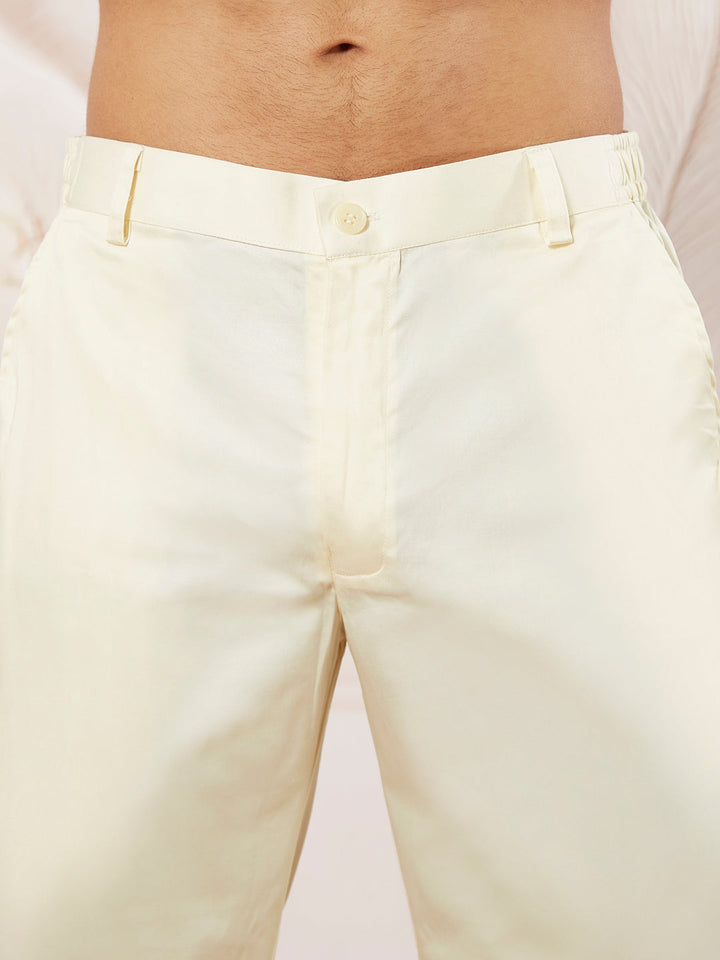 Men's Aqua Silk Blend Kurta Pyjama And Dupatta Set