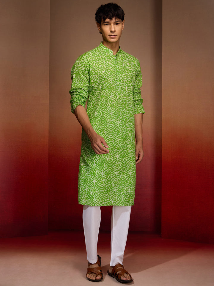 Men's White Cotton Pyjamas