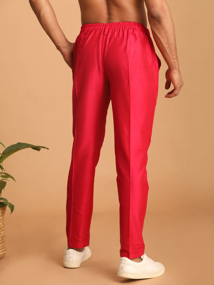 Men's Valentino Pink Viscose Pant Style Pyjama