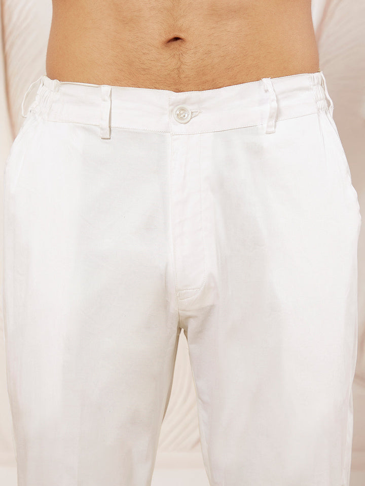 Men's White - Pant Style Pyjama
