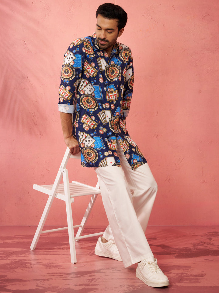 Men's Cream Fine Satin Palazzo Pants