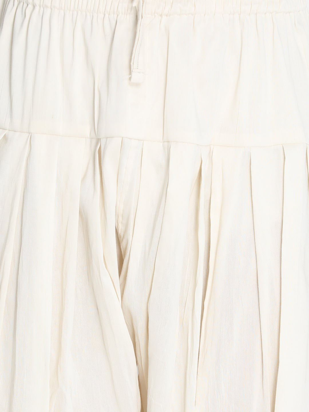 Men's Cream Viscose Pathani Kurta Set