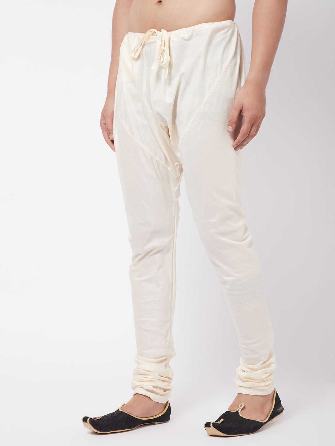 Men's Cream Viscose Pyjama