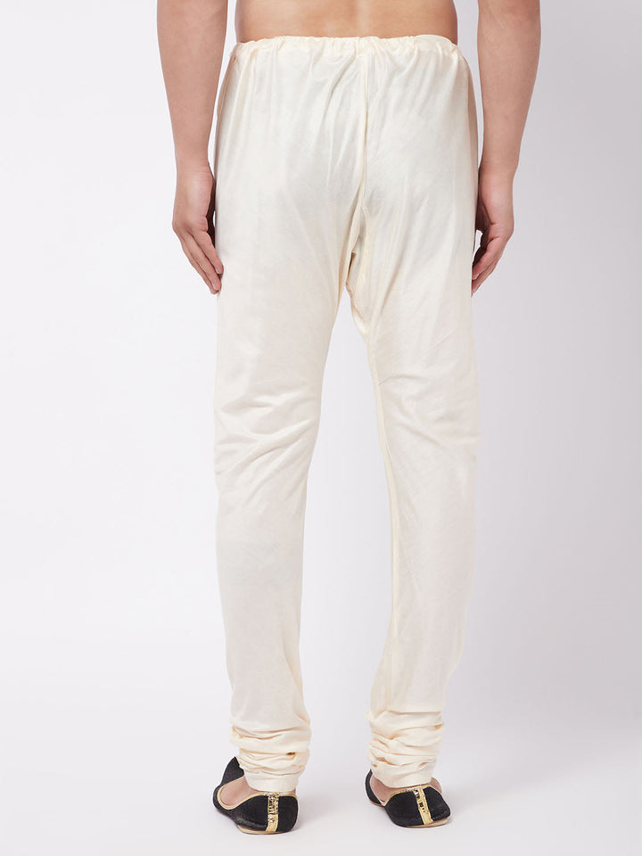 Men's Cream Viscose Pyjama