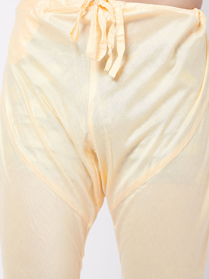 Men's Gold Viscose Pyjama