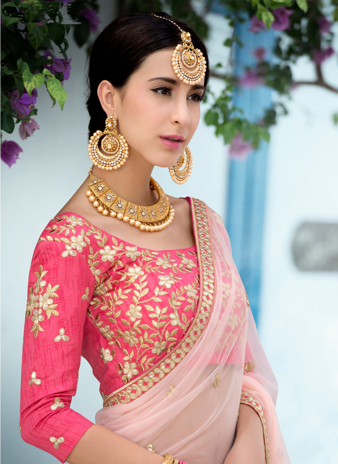 Enchanting Beauty: A Gota Patti Lehenga - qivii