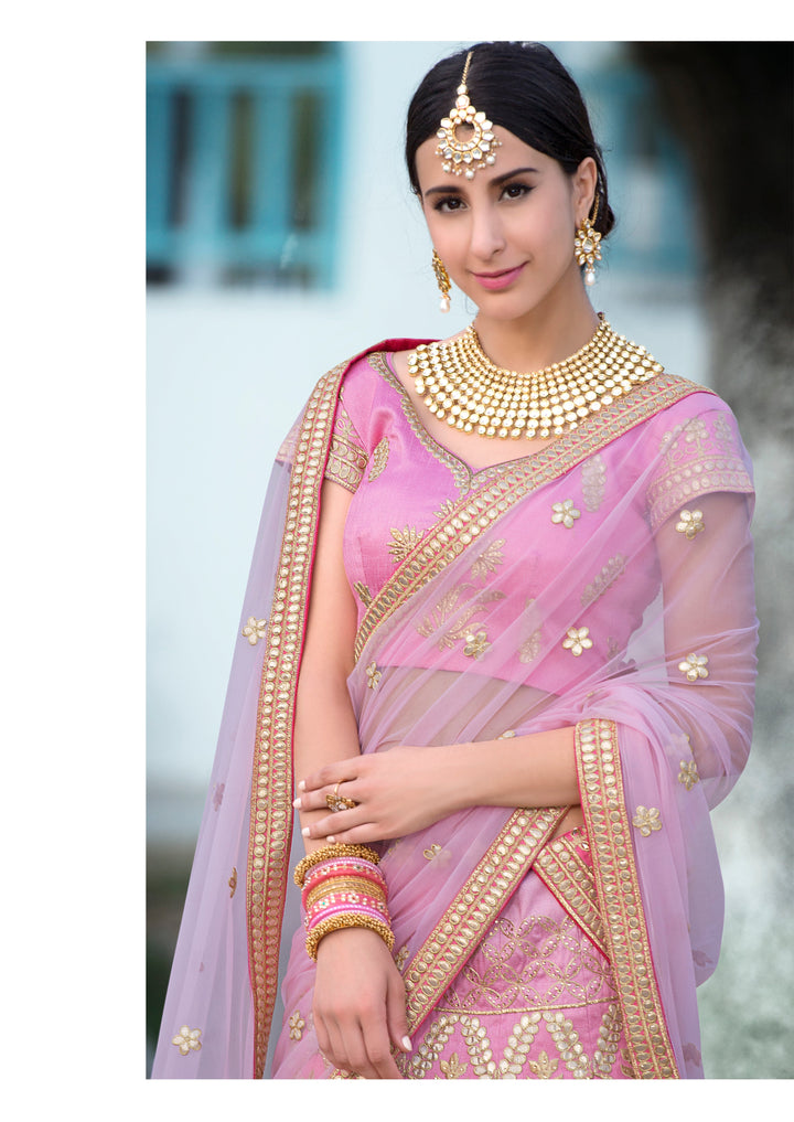 Royal Elegance: A Gota Patti Masterpiece Lehenga - qivii