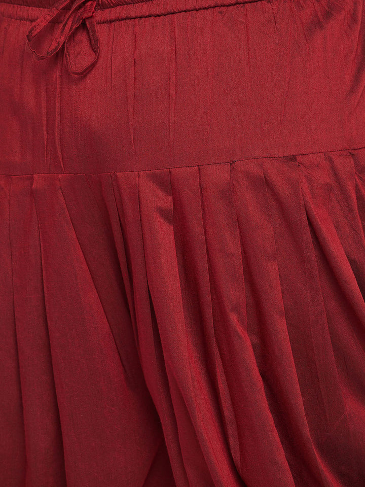 Men's Plus Size Blue Zari Weaved Nehru Jacket With Curved Kurta Dhoti Set