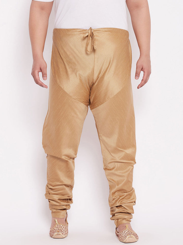 Men's  Plus Size Rose Gold Cotton Silk Blend Pyjama