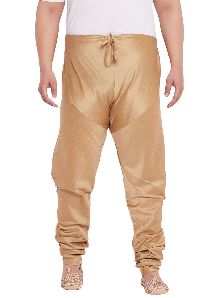 Men's  Plus Size Rose Gold Cotton Silk Blend Pyjama