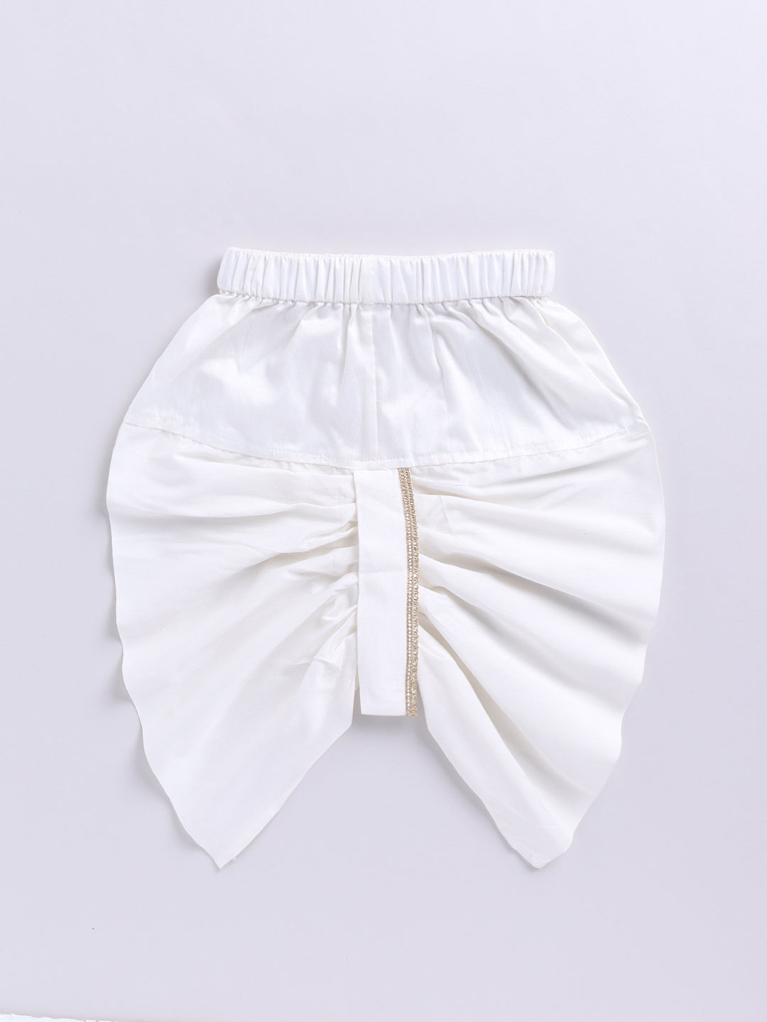 Vastramay Infant Boys Cream Silk Blend Ethnic Combo Set - qivii