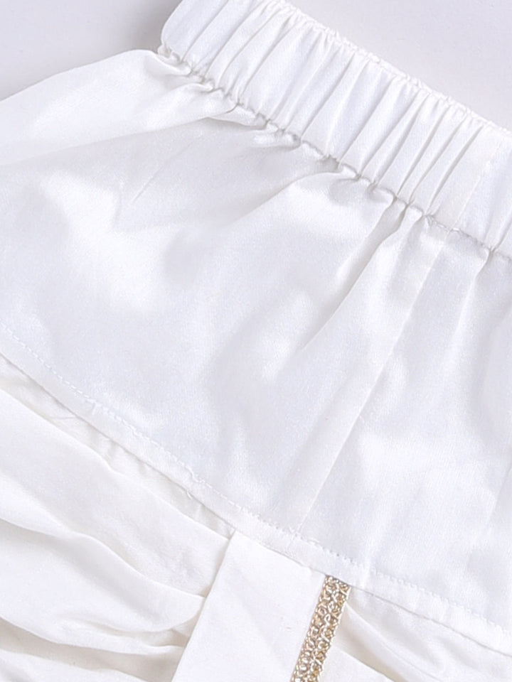 Vastramay Infant Boys Cream Silk Blend Ethnic Combo Set - qivii