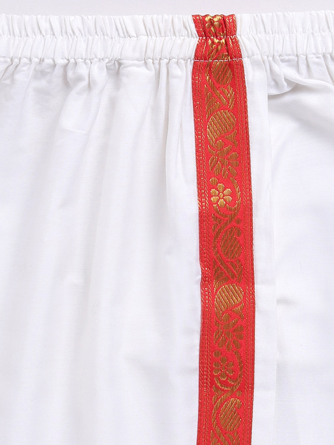 Vastramay Infant Boys Green Cotton Kurta And Mundu Set For Infants. - qivii