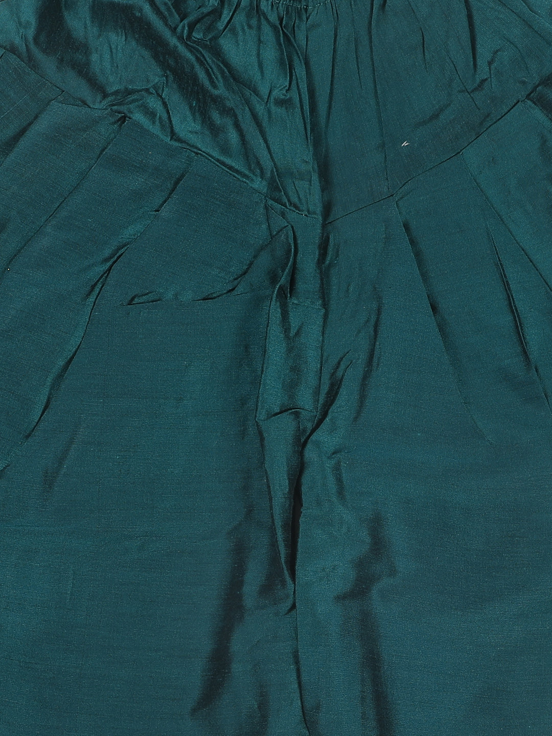 VASTRAMAY SISHU Boys Orange Embroidered Angrakha Mirror Work Kurta With Dhoti Pants - qivii