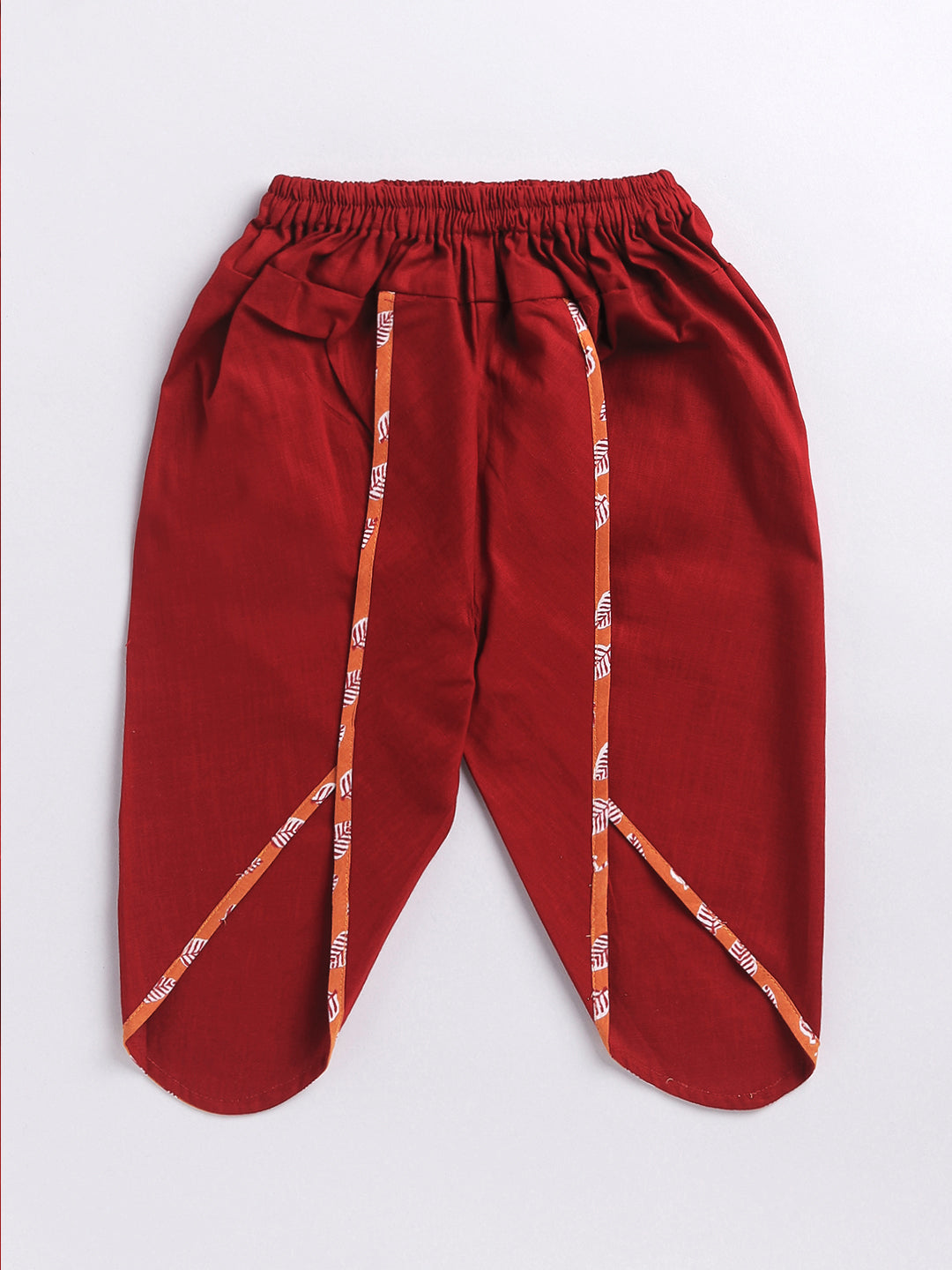 Vastramay Infant Boys Multicolor Cotton Kurta and Dhoti Set - qivii