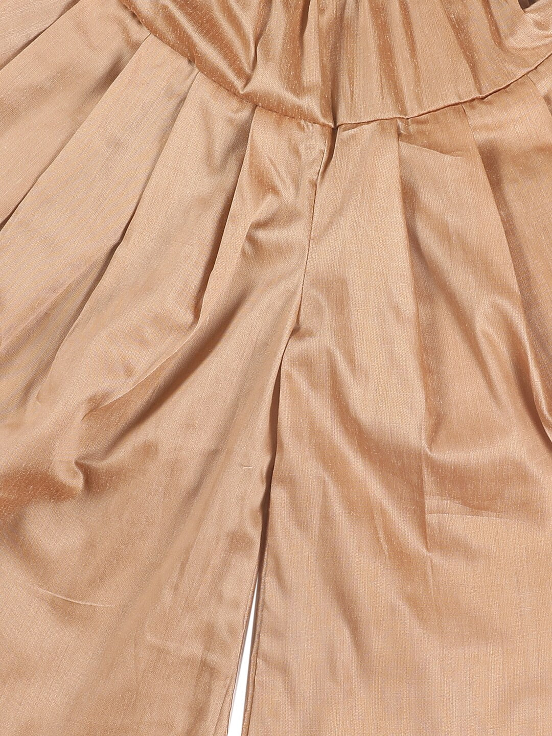 VASTRAMAY SISHU Boy's Navy Blue Kurta with Rose Gold Dhoti Pants & Maroon Nehru Jacket - qivii