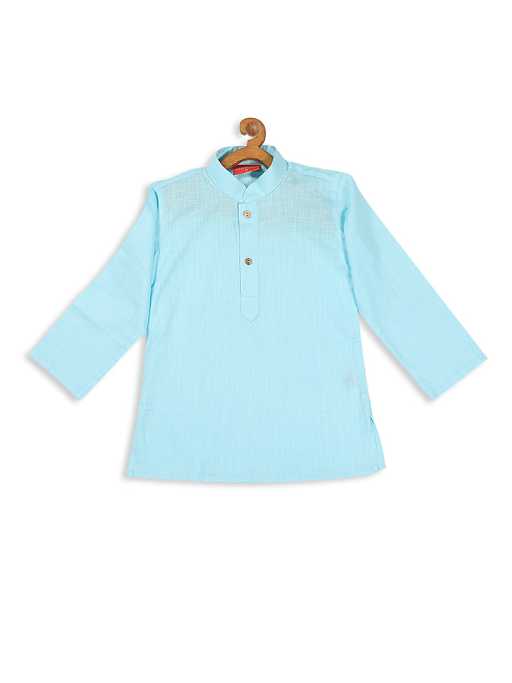 VASTRAMAY Boy's Blue Kurta - qivii