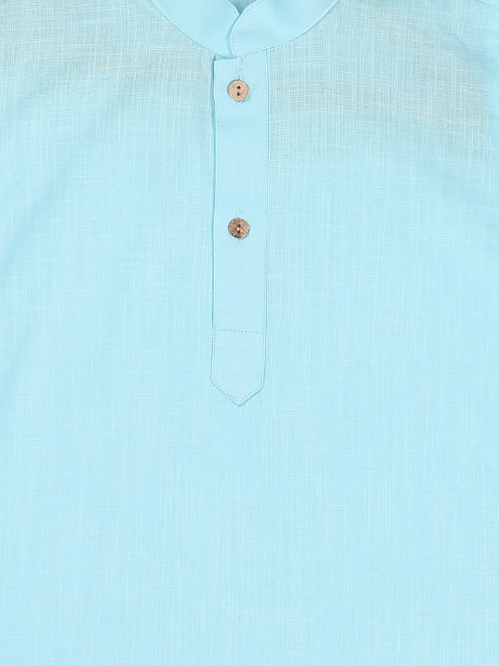 VASTRAMAY Boy's Blue Kurta - qivii