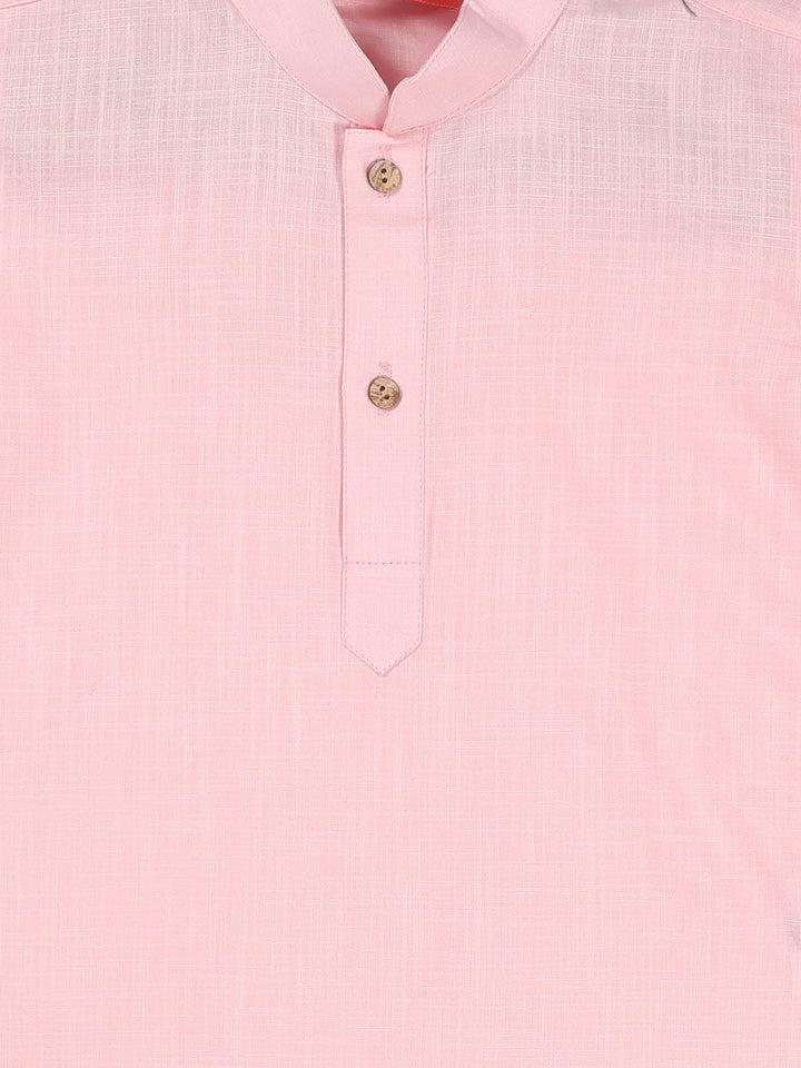 VASTRAMAY Boy's Pink Kurta - qivii