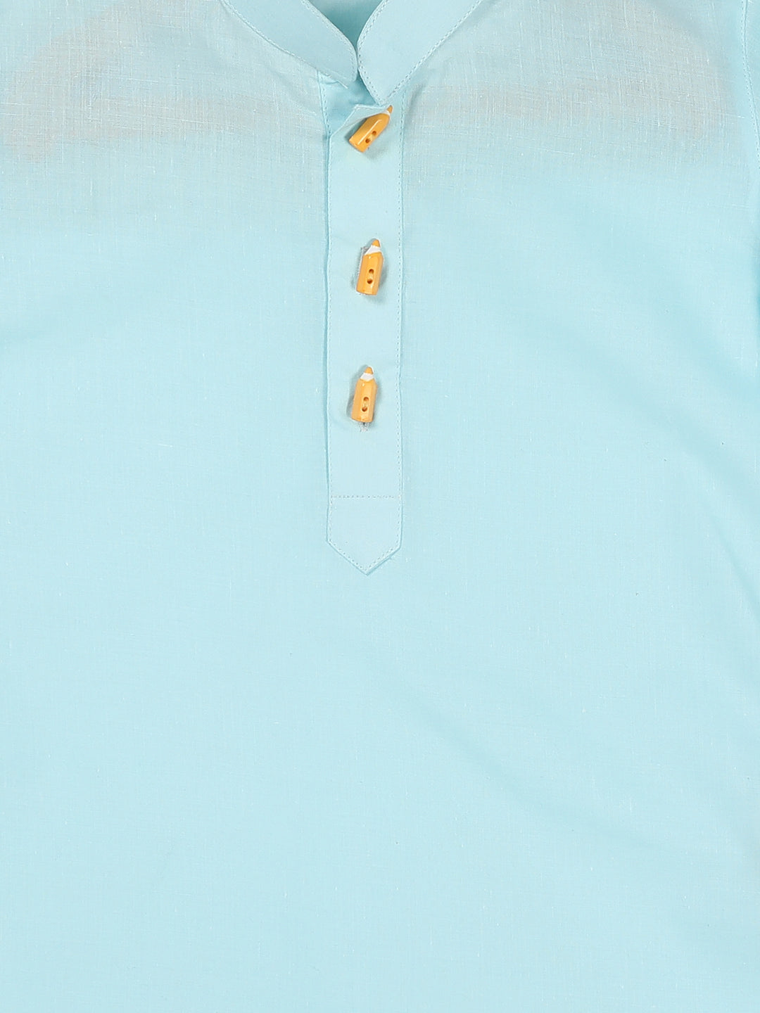 VASTRAMAY Boy's Aqua Blue Kurta - qivii