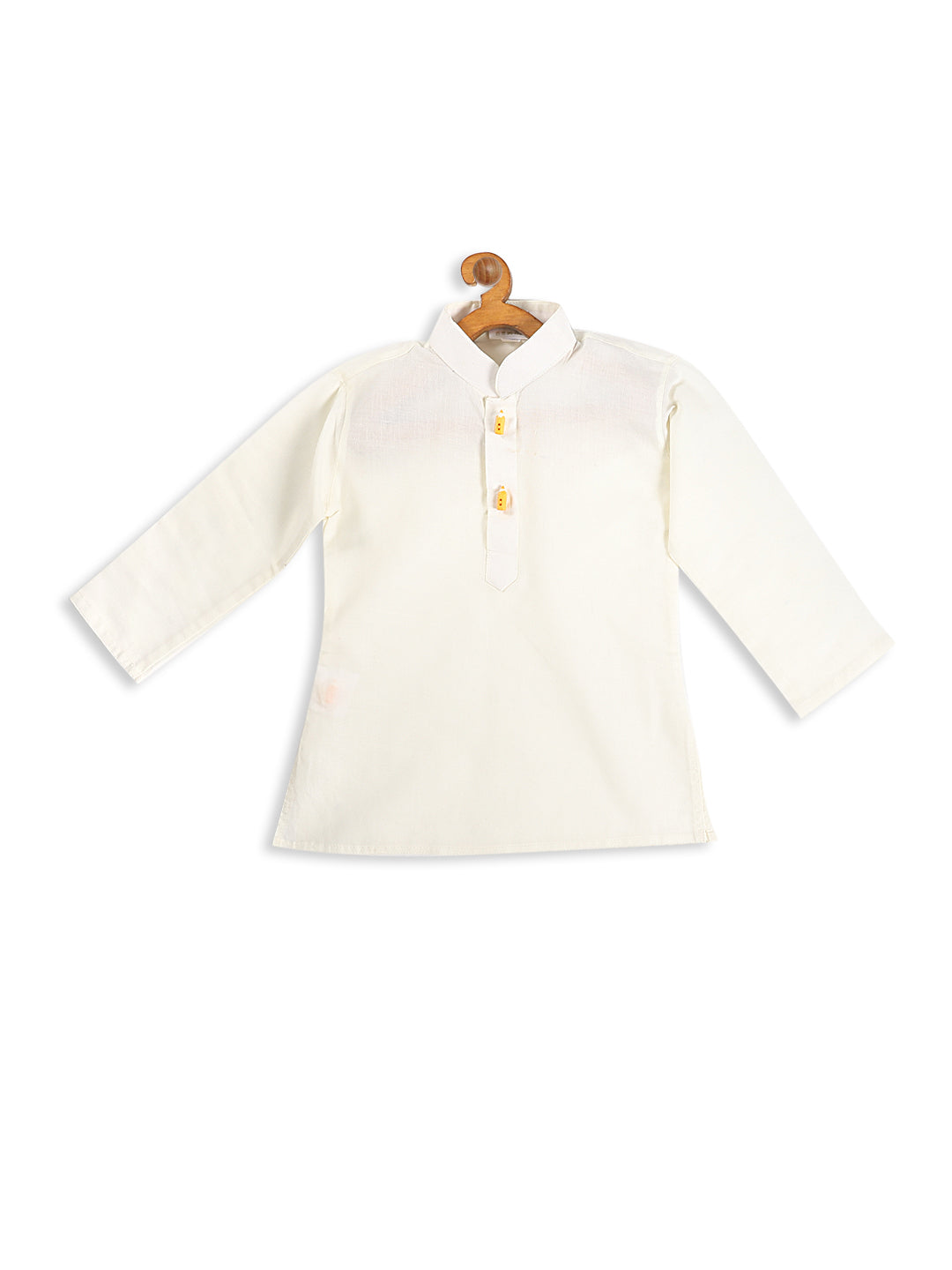 VASTRAMAY Boy's Cream Kurta - qivii