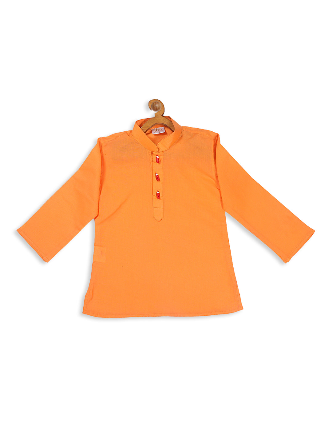 VASTRAMAY Boy's Orange Kurta - qivii