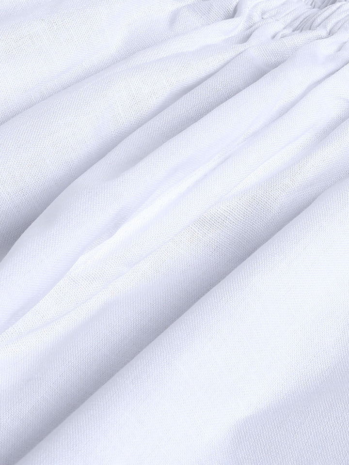 VASTRAMAY SISHU Boys Traditional Ikkat Print Flat Collar Kurta And Pyjama Set - qivii