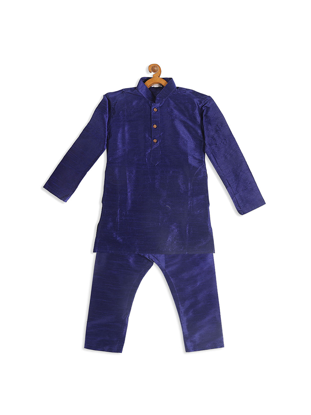 VASTRAMAY SISHU Boy's Blue Kurta With Pyjama Set - qivii