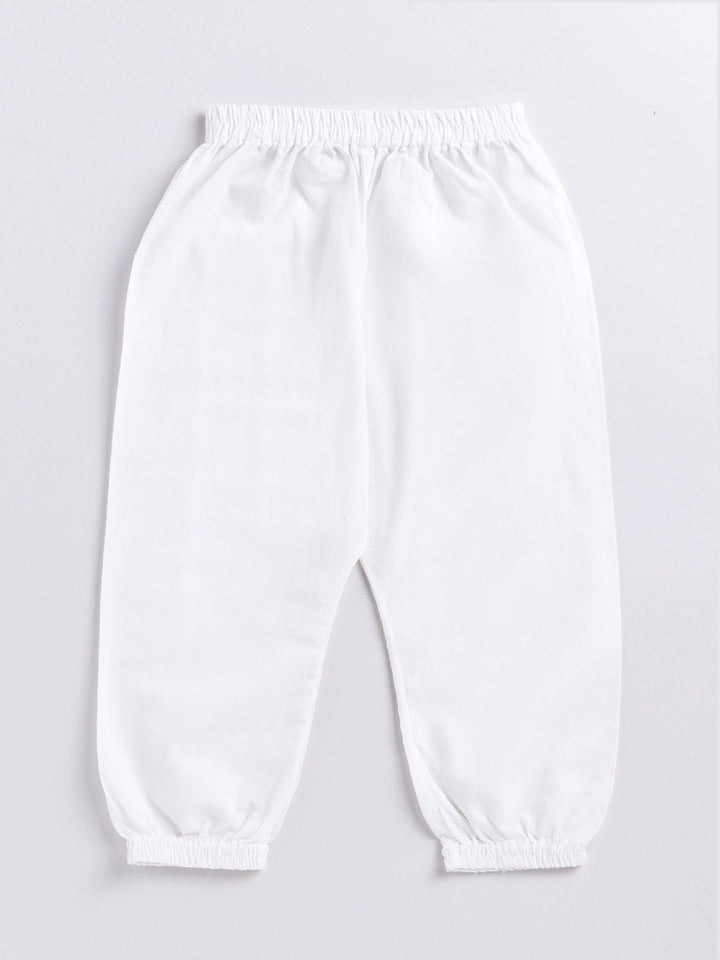 Vastramay Infant Boys Multicolor Cotton Blend Kurta Patiala Set - qivii