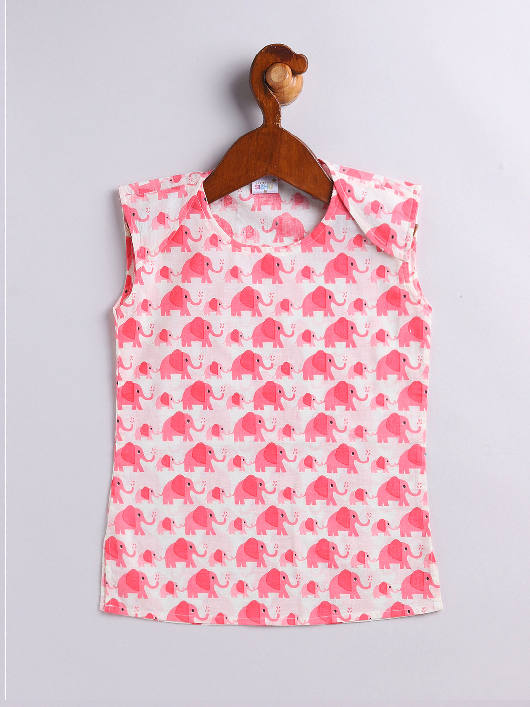 Vastramay Infant Boys Pink Cotton Blend Kurta Pyjama Set - qivii