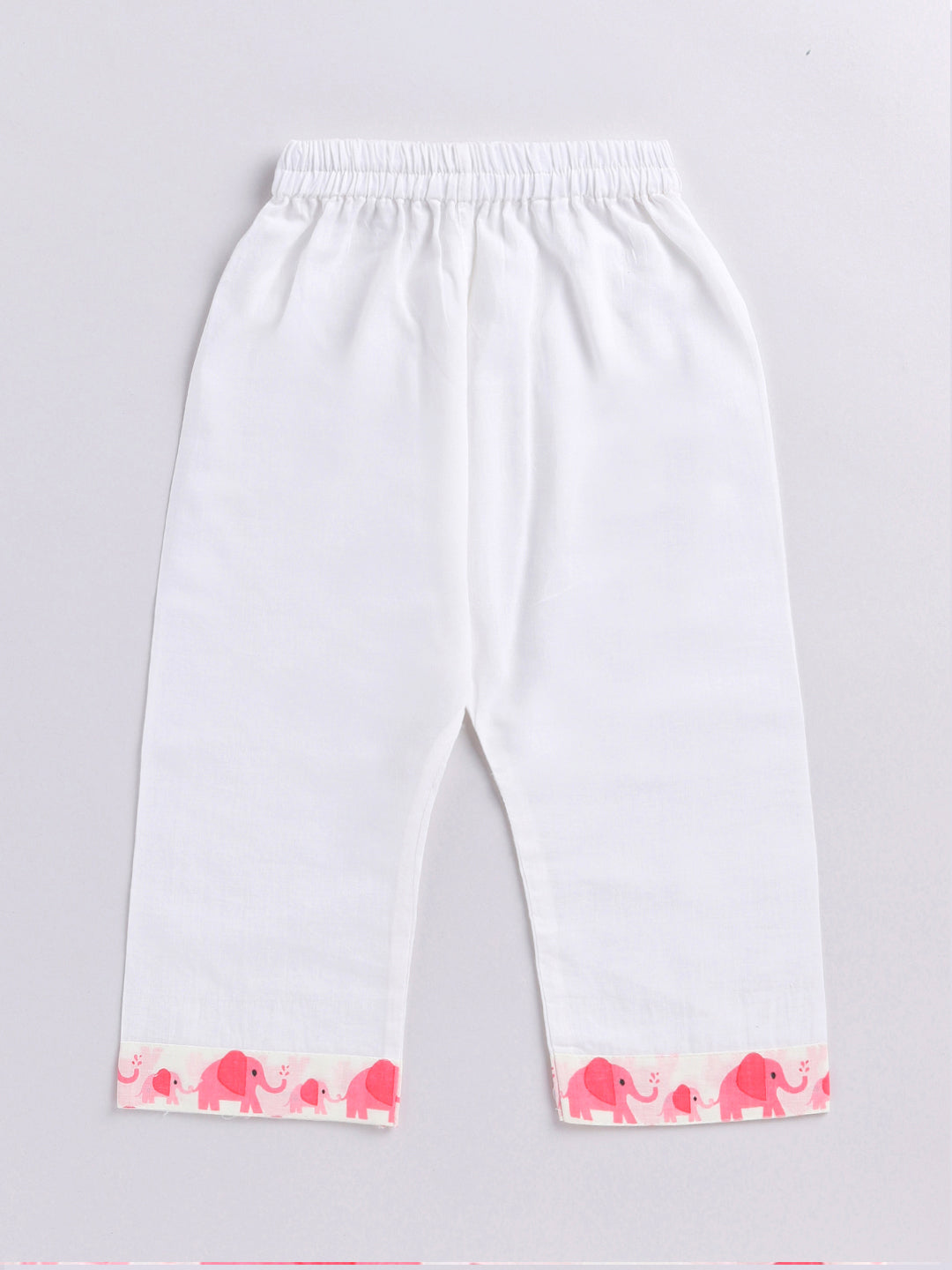 Vastramay Infant Boys Pink Cotton Blend Kurta Pyjama Set - qivii