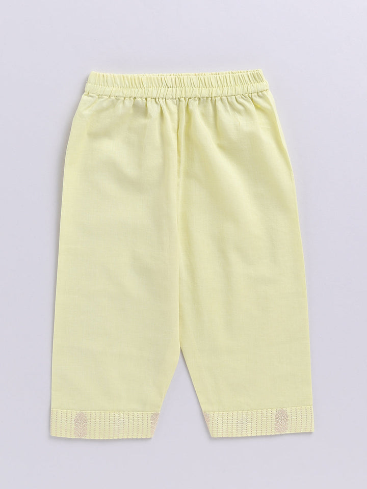 VASTRAMAY Girls' Mint Green Ethnic Combo Set - qivii