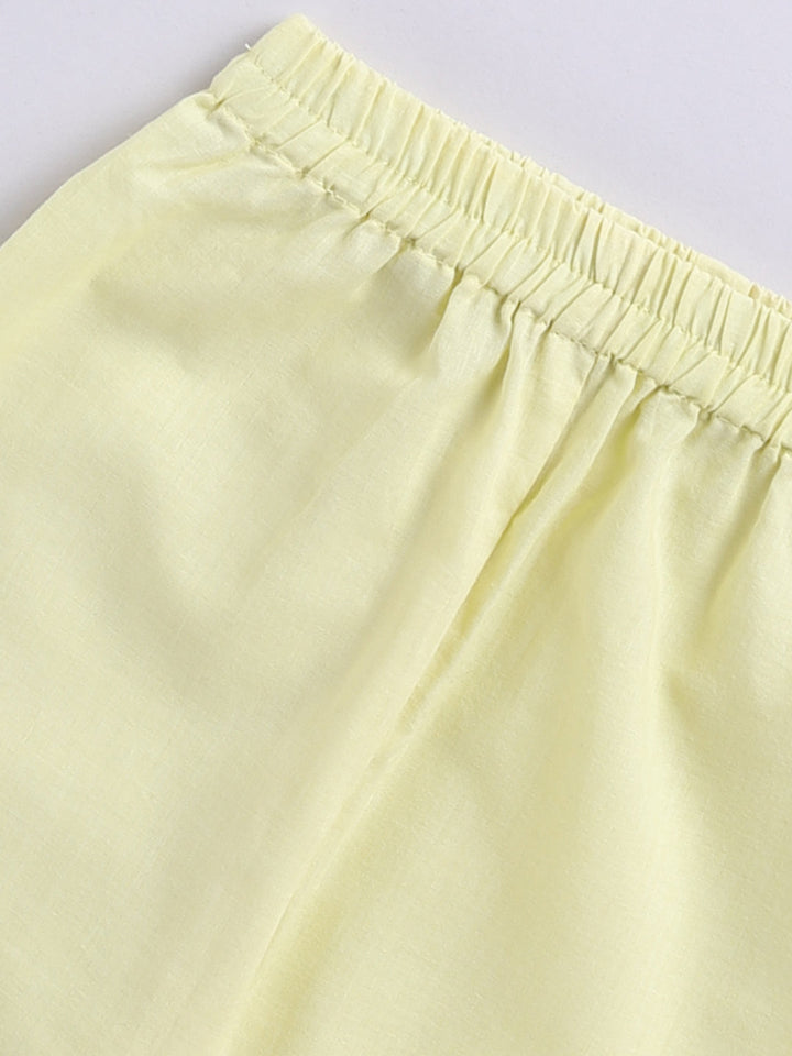 VASTRAMAY Girls' Mint Green Ethnic Combo Set - qivii