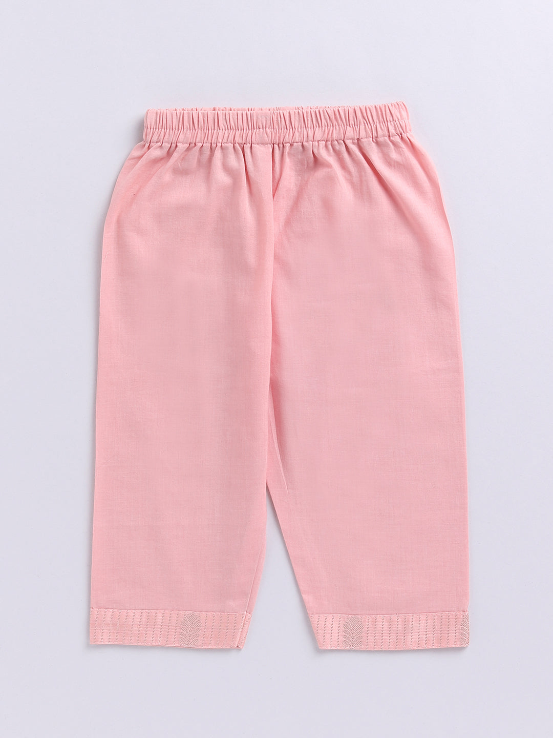 VASTRAMAY Girls' Pink Ethnic Combo Set - qivii