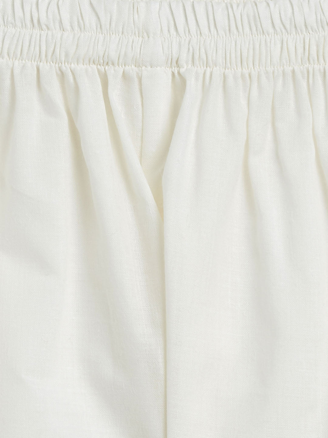 VASTRAMAY SISHU Girl's Black Striped Handloom Kurta With Cream Pyjama Set - qivii