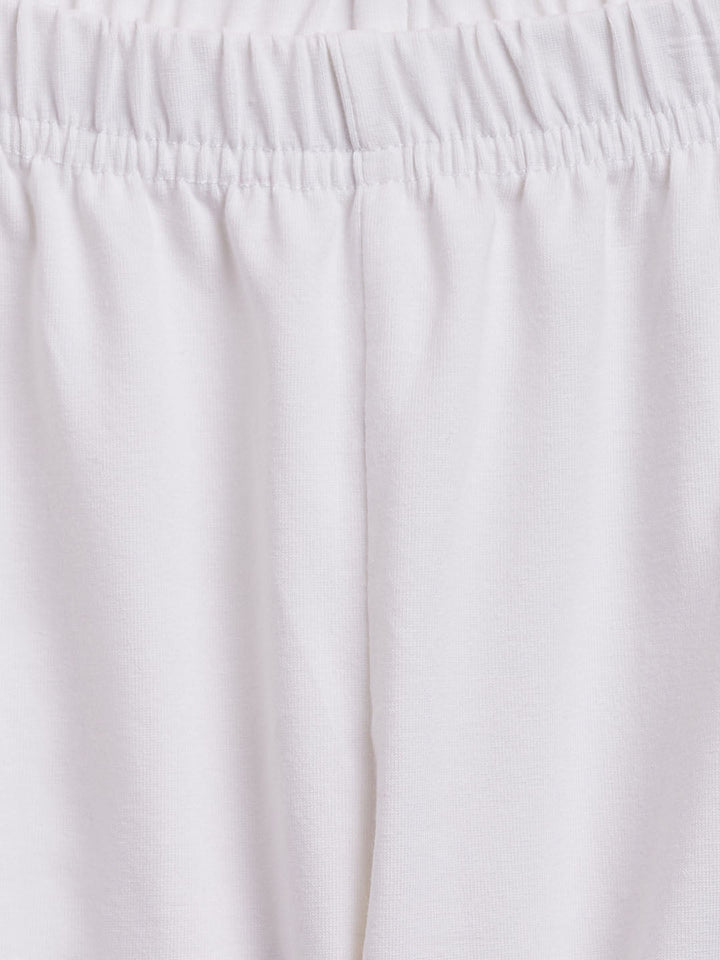 VASTRAMAY SISHU Girl's White Chikankari Kurta Leggings Set - qivii