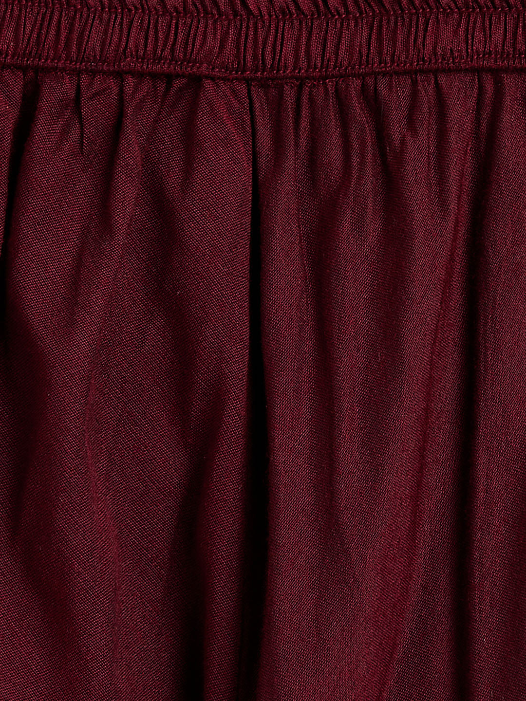 VASTRAMAY SISHU Girl's Maroon Mirror Kurta Pyjama Set - qivii