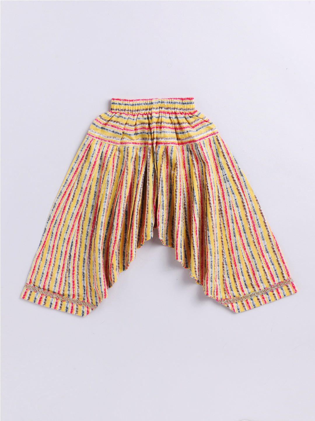 VASTRAMAY Girls' Yellow Kurta And Patiala Set - qivii