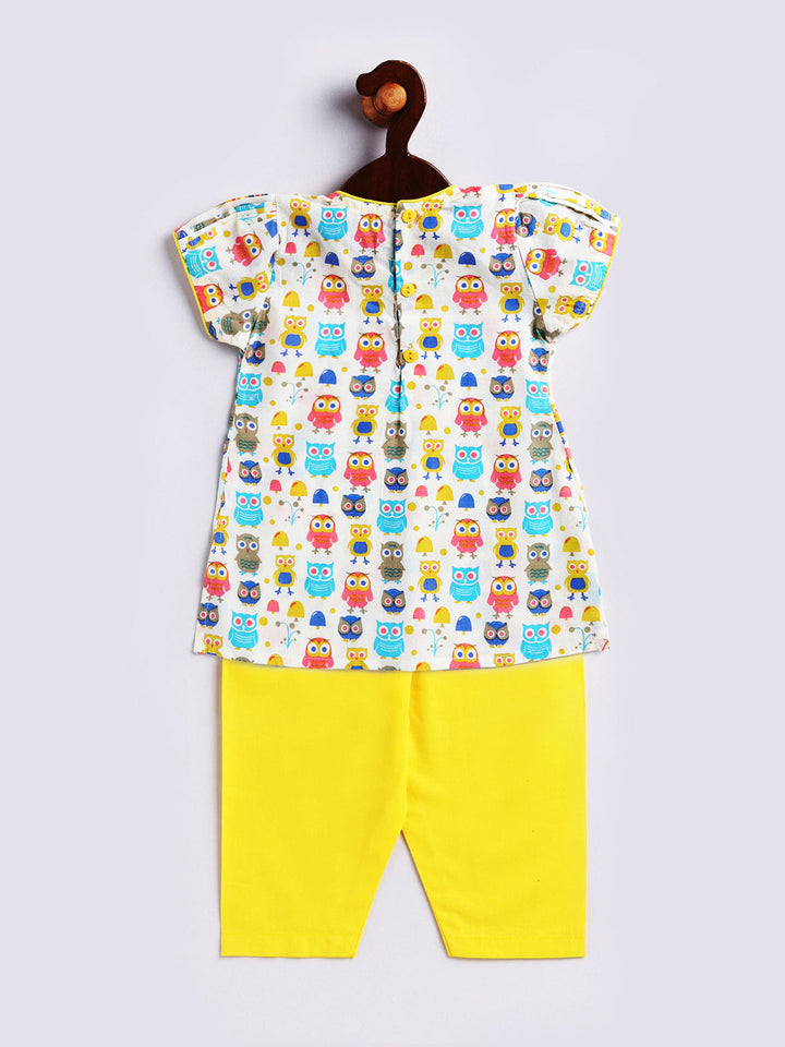 VASTRAMAY Girls' Multi Color Kurta Set - qivii