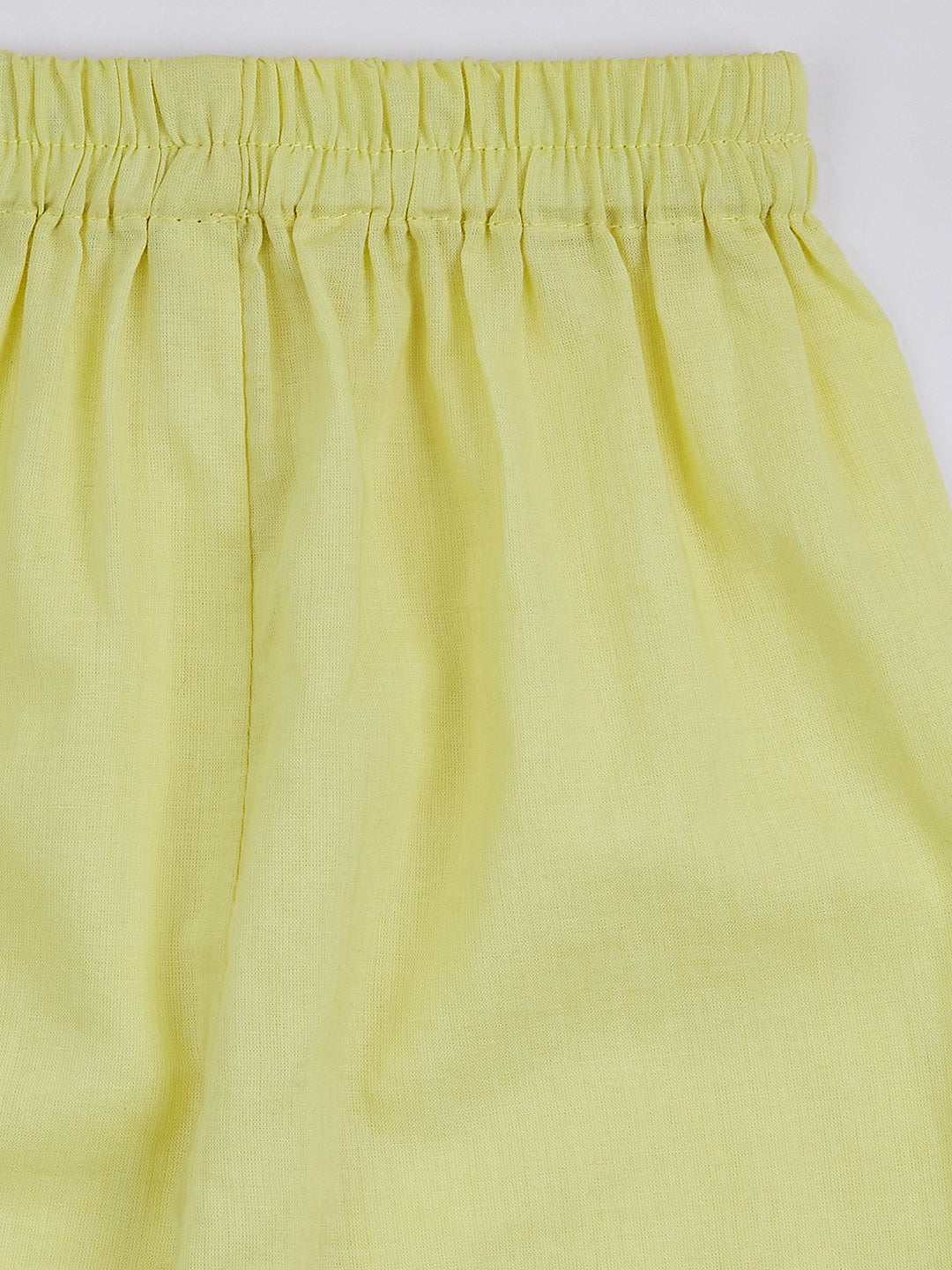 VASTRAMAY Girls' Mint Green Kurta Pant Set - qivii