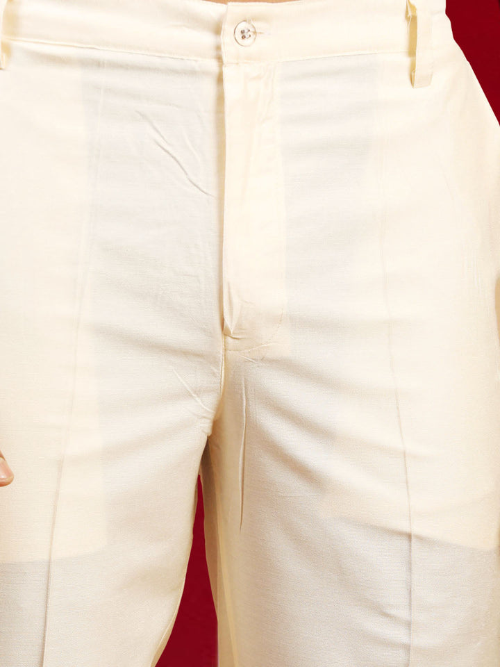 Men's Multicolor Cotton Printed Kurta Pant Set