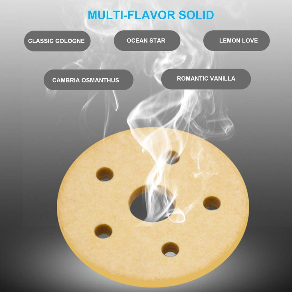 Mini Solar Car Perfume Diffuser – 360° Rotating Fragrance for Dashboard