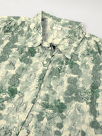 Plus Size Aqua Pure Cotton Tie & Dye A-line Tunic