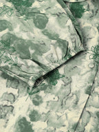 Plus Size Aqua Pure Cotton Tie & Dye A-line Tunic